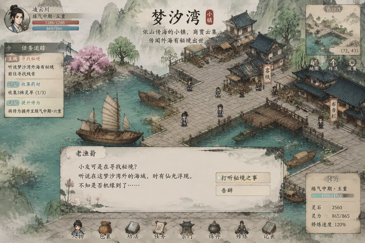 谪仙索欢录 剧情互动 场景图 8