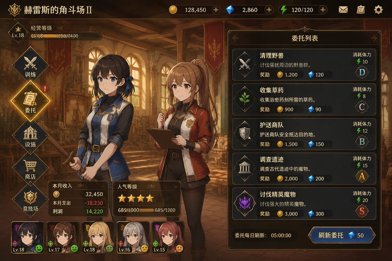 赫雷斯的角斗场Ⅱ 金发王女 演示图 2