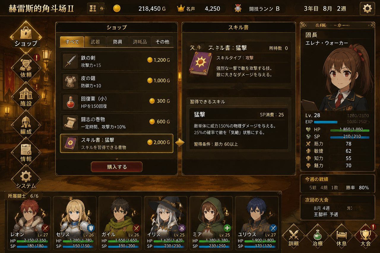 赫雷斯的角斗场Ⅱ 角色养成 专题图 6